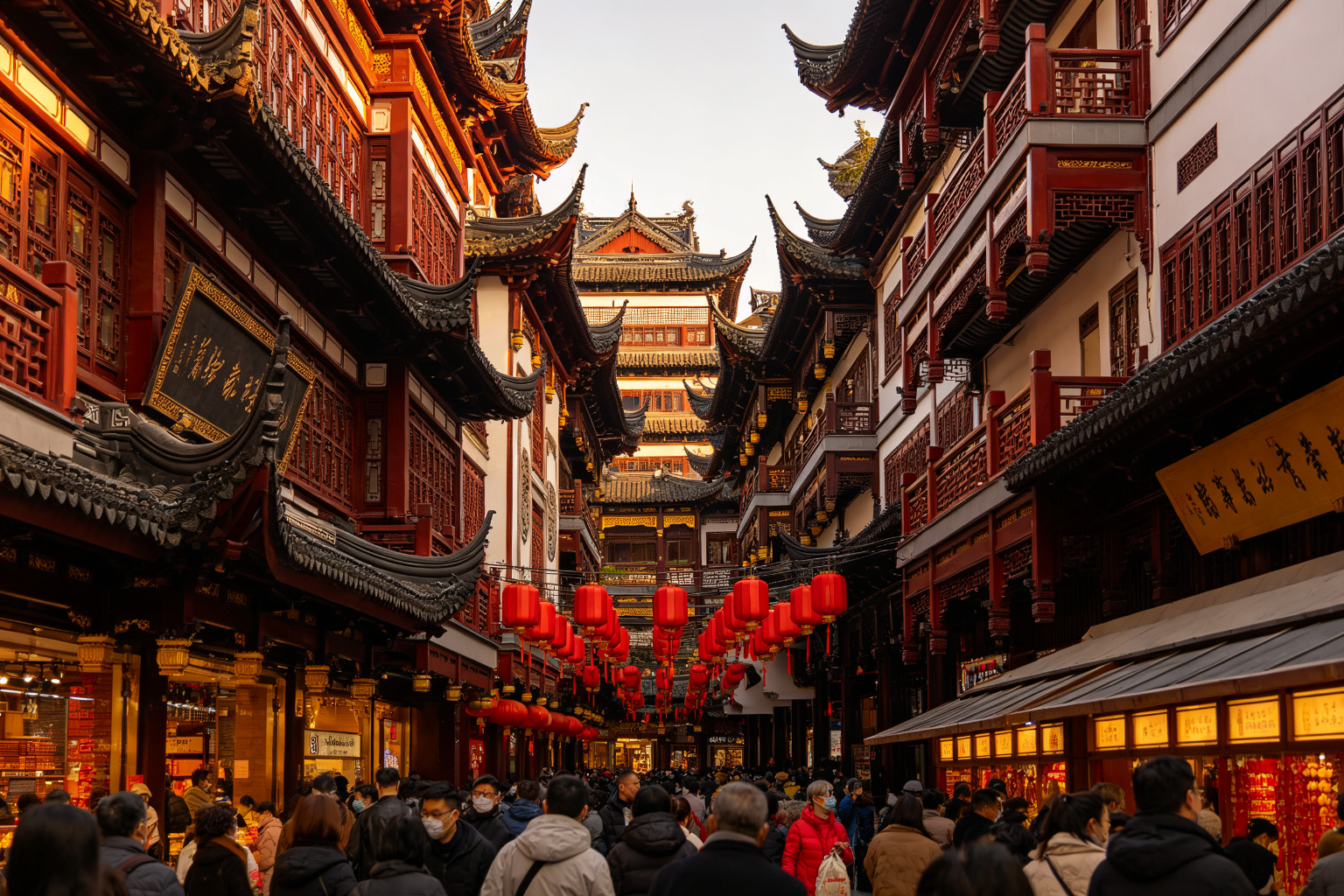 City God Temple & Old Bazaar