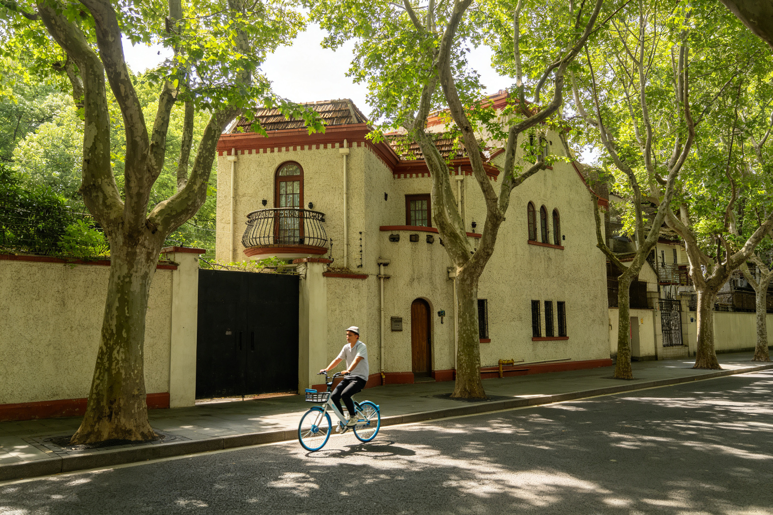 Biking Through French Concession